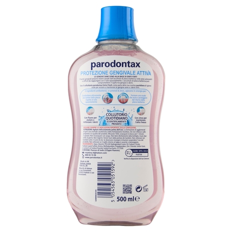 parodontax Collutorio Quotidiano Protezione Gengivale Attiva Extra Fresh 500 ml
